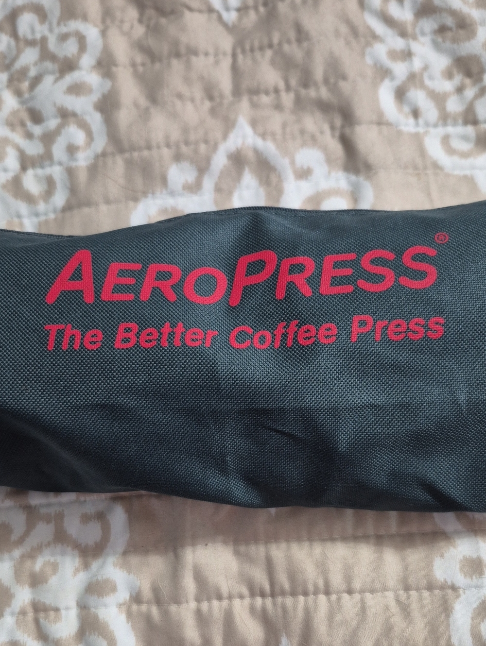 AeroPress Original Coffee Maker Set with Zippered Travel Tote & Paper Filters